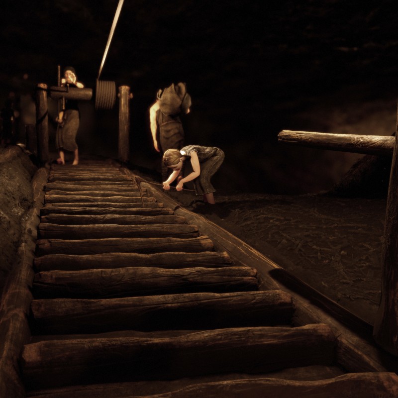 Arbeiten rund um die älteste Holzstiege: Arbeiten rund um die älteste Holzstiege